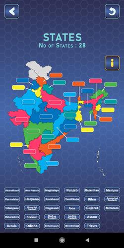 Schermata India Mapper-(India Map Game) 3