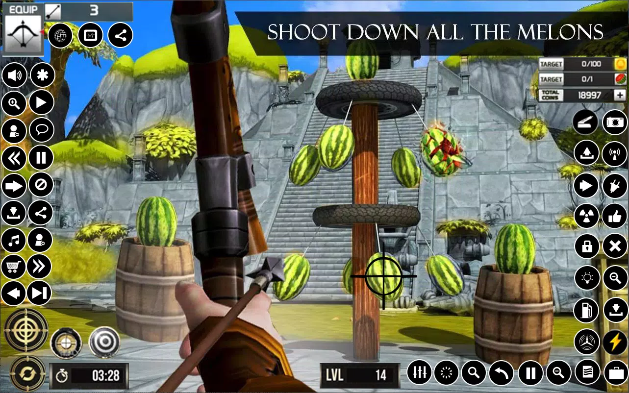 Watermelon Archery Games 3D Zrzut ekranu 0