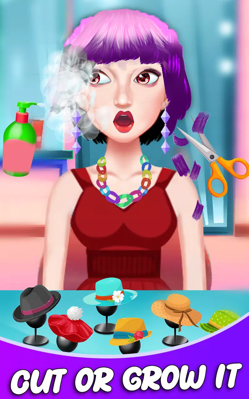 Fashion Girls Hair Salon Games 스크린샷 2