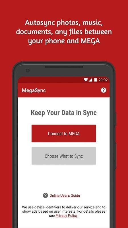 Autosync for MEGA - MegaSync স্ক্রিনশট 1