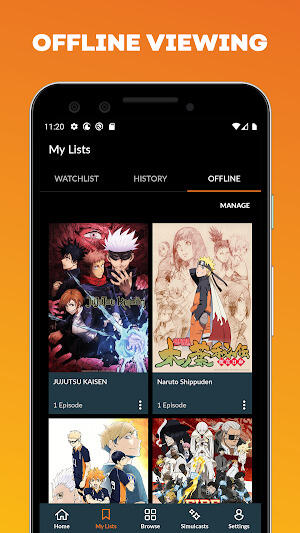 Crunchyroll Captura de pantalla 1