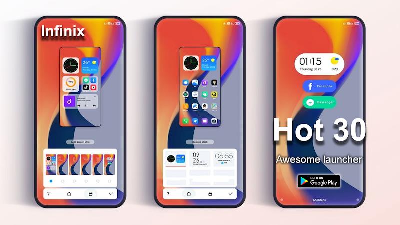 Infinix Hot 30 Launcher:Themes Captura de tela 2