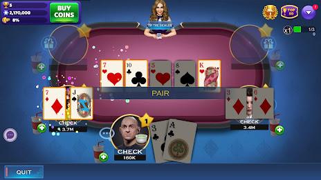 Texas Holdem Mania: Poker Game ဖန်သားပြင်ဓာတ်ပုံ 1