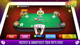 Teenpatti Indian poker 3 patti Ekran Görüntüsü 0