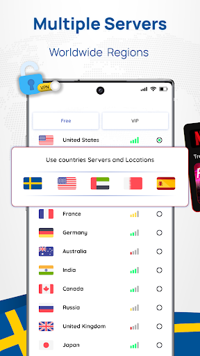 Sweden VPN: Get Sweden IP Screenshot 1