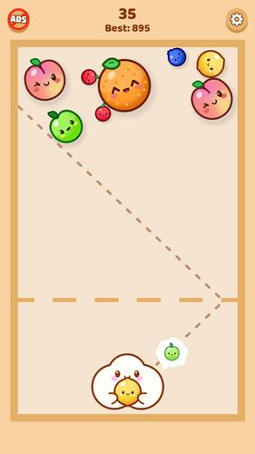 Fruit Bubble Merge and Blast Скриншот 1