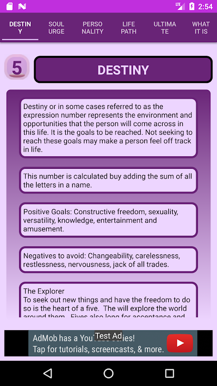 Pythagorean Numerology Calculator应用截图第2张