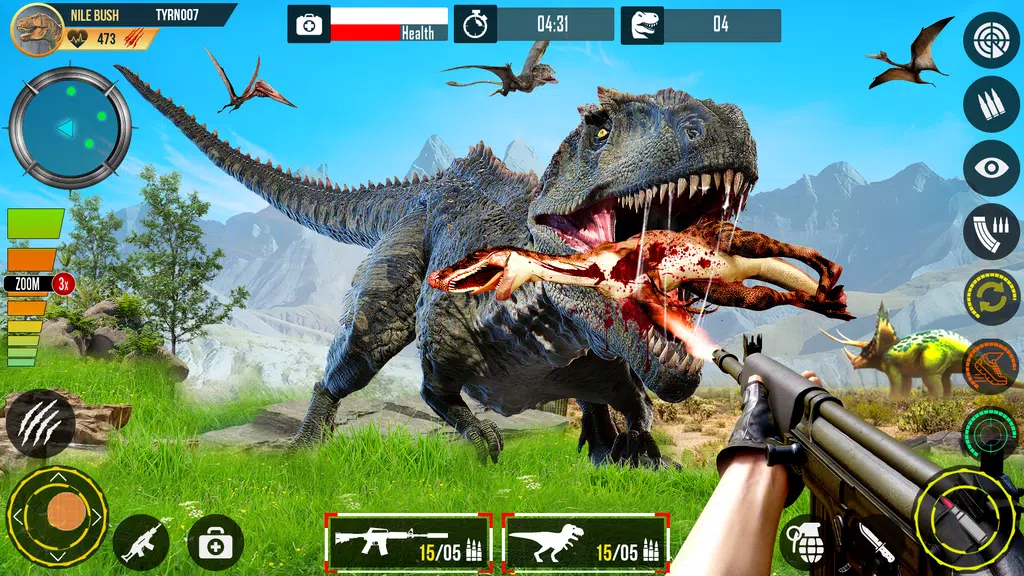 Real Dino Hunting Gun Games 螢幕截圖 1