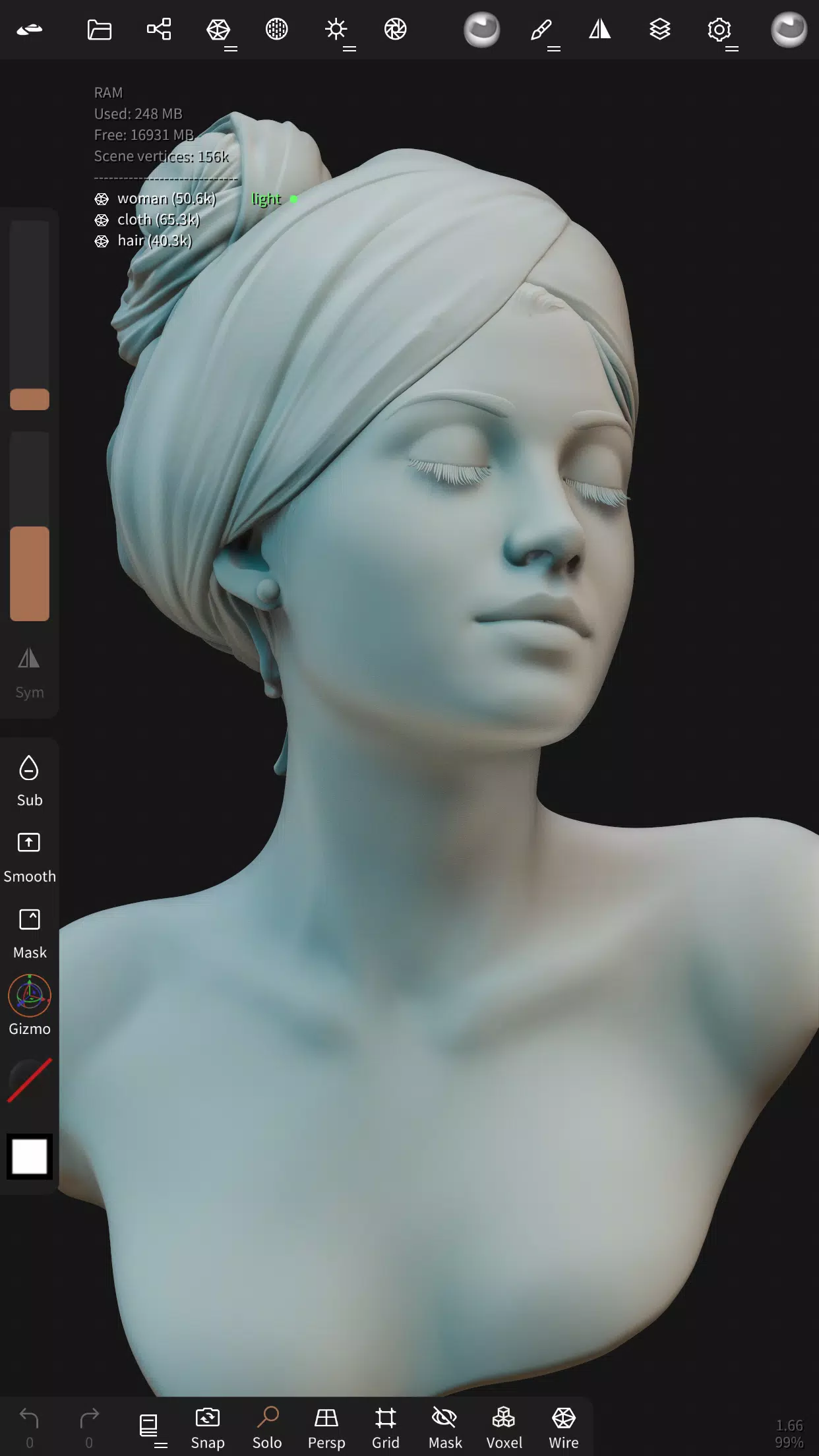 Nomad Sculpt ဖန်သားပြင်ဓာတ်ပုံ 2