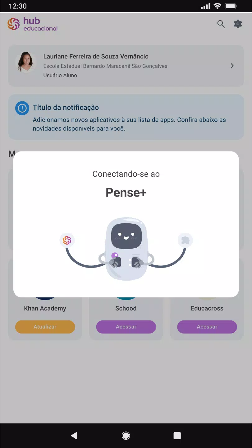 Hub Educacional Capture d'écran 3