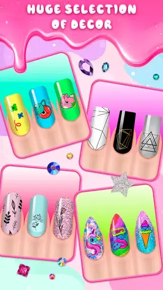 Girls Nail Salon Game:Nail Art Capture d'écran 1