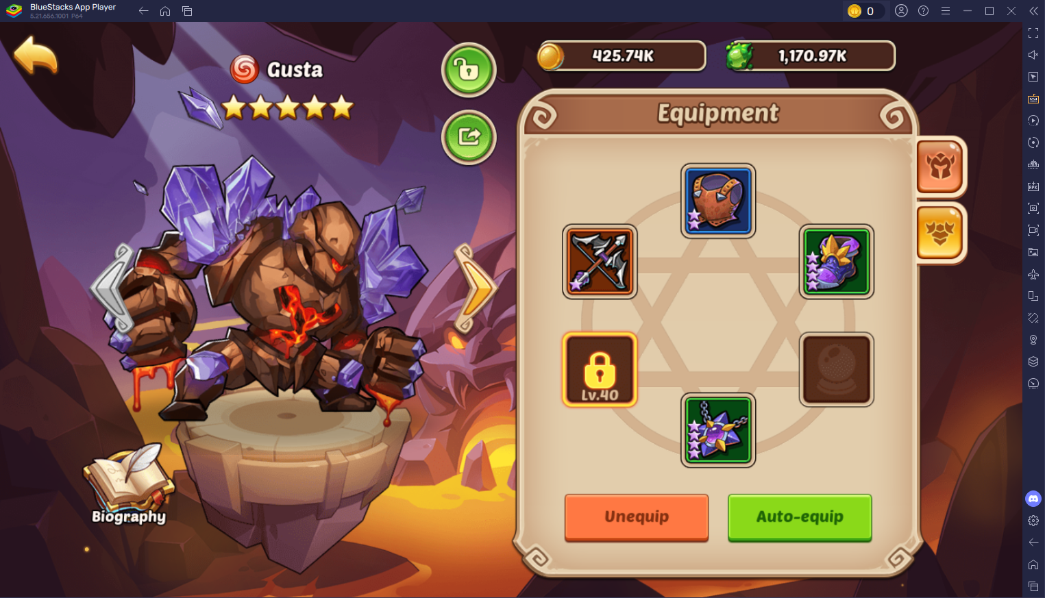 Gabay sa Gear ng Idle Heroes