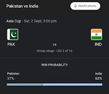 India vs Australia Live Match Capture d'écran 1