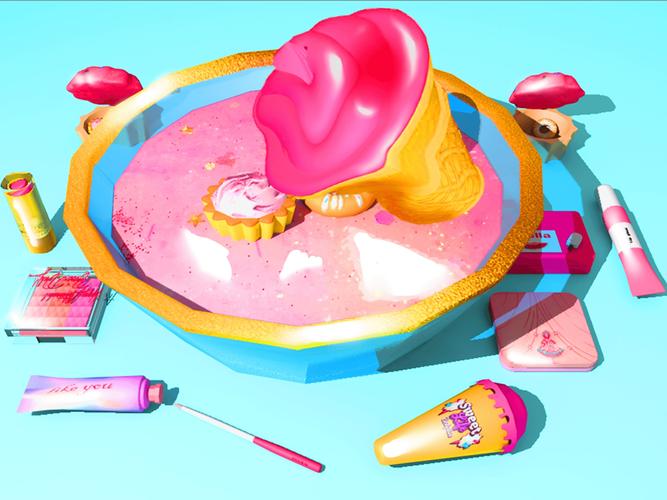 Makeup Slime Fidget Toys Games Captura de tela 3