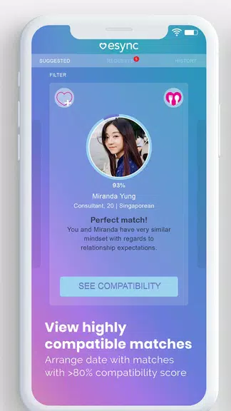 Esync - Singles Dating App Screenshot 3