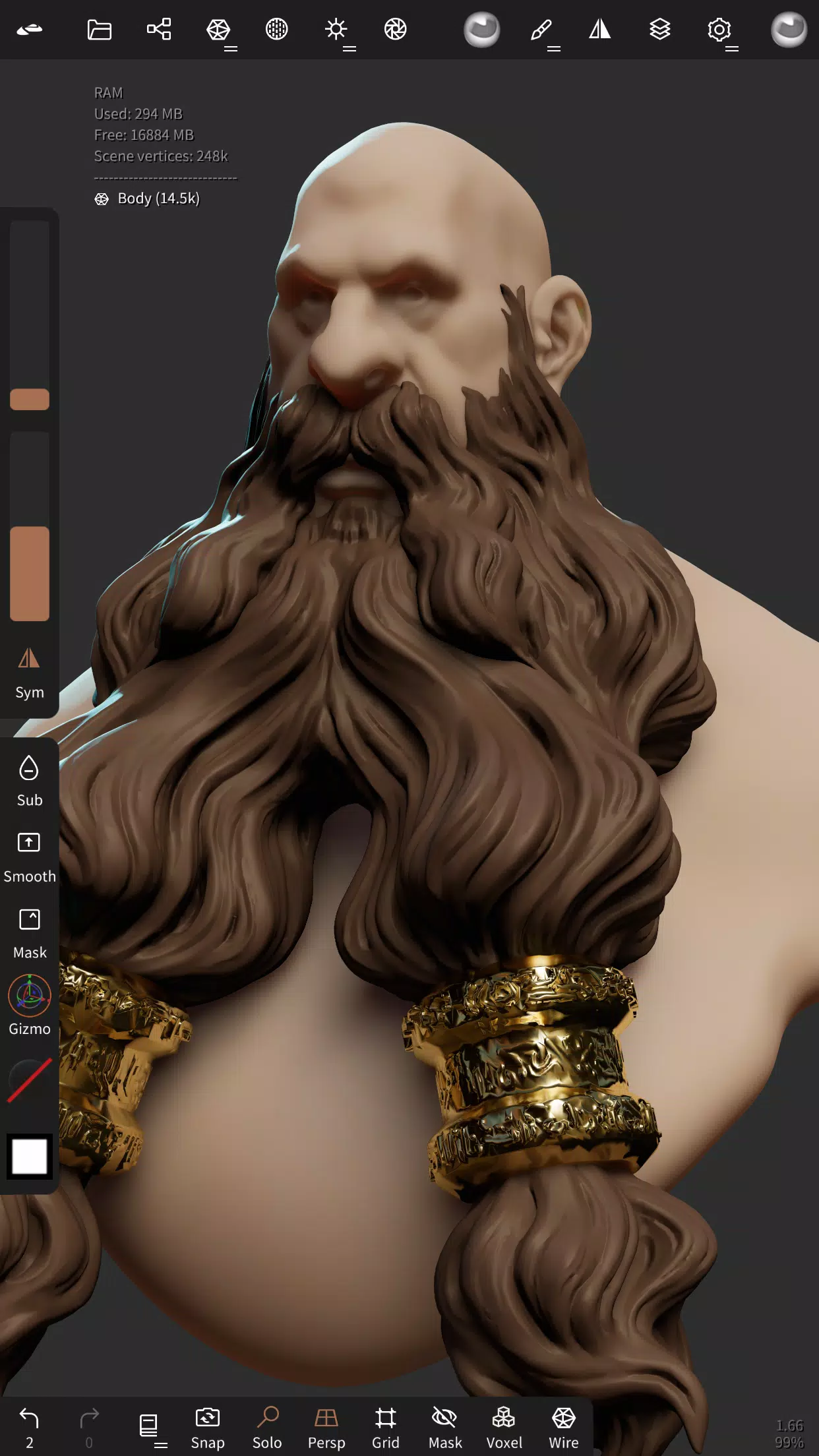 Nomad Sculpt ဖန်သားပြင်ဓာတ်ပုံ 0