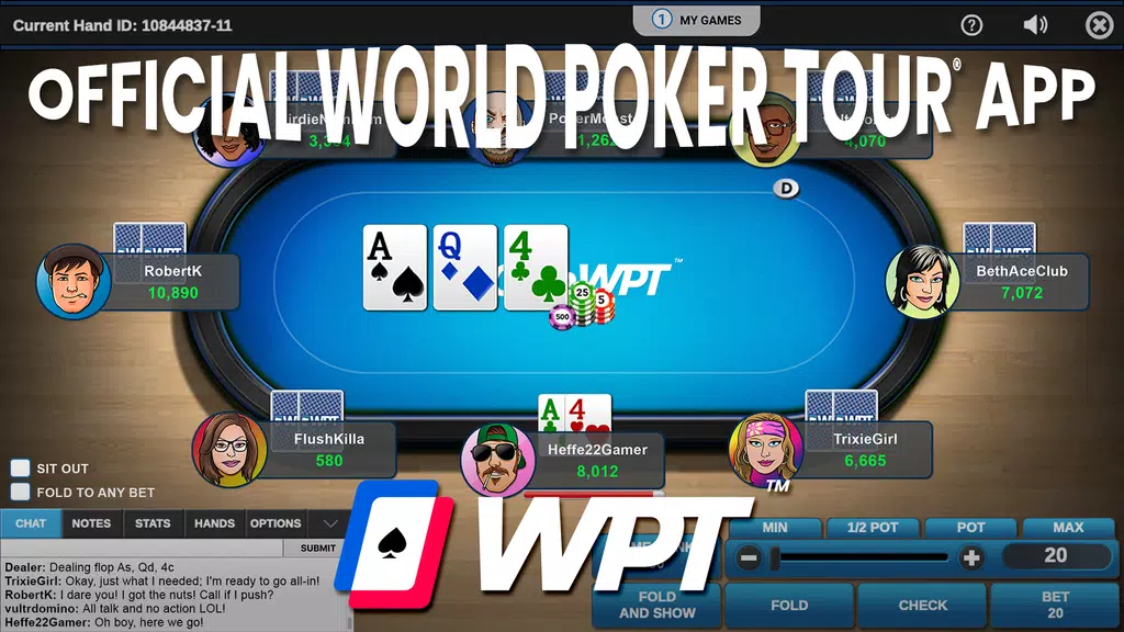ClubWPT: Free Poker, Casino Tangkapan skrin 0