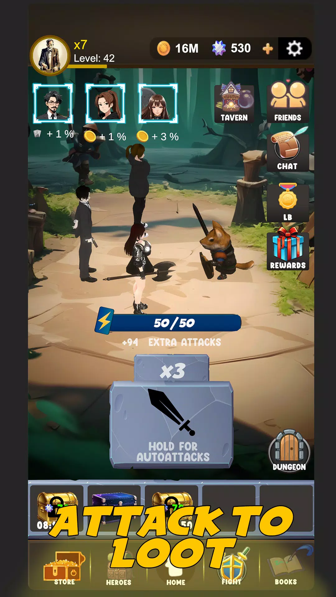 Heroes Ascend 螢幕截圖 0