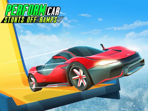 Hot Cars Fever-Car Stunt Races 螢幕截圖 1