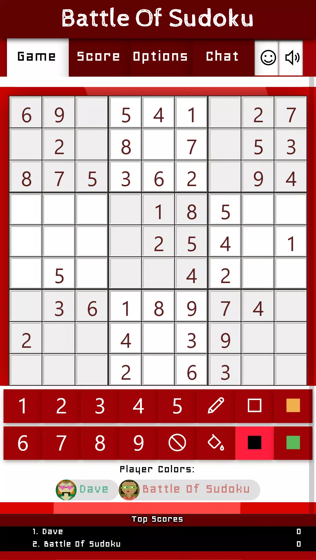 Schermata Battle Of Sudoku 0