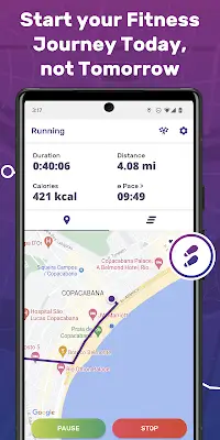 Corrida e Caminhada - FITAPP Captura de tela 1