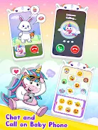 Baby Unicorn Phone For Kids 스크린샷 1