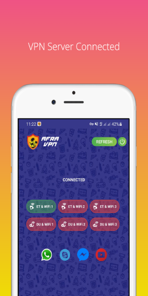 Afra VPN - Fast and Safe Screenshot 1