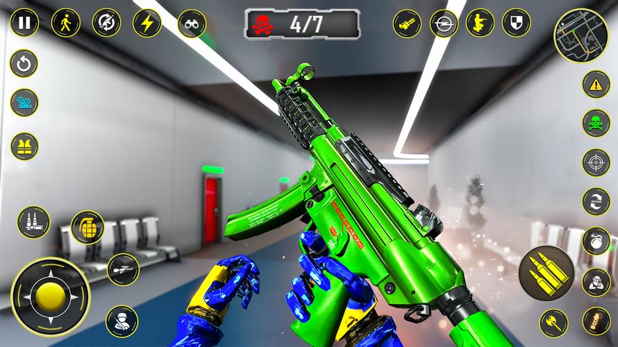 Robot Shooting Game Captura de pantalla 1