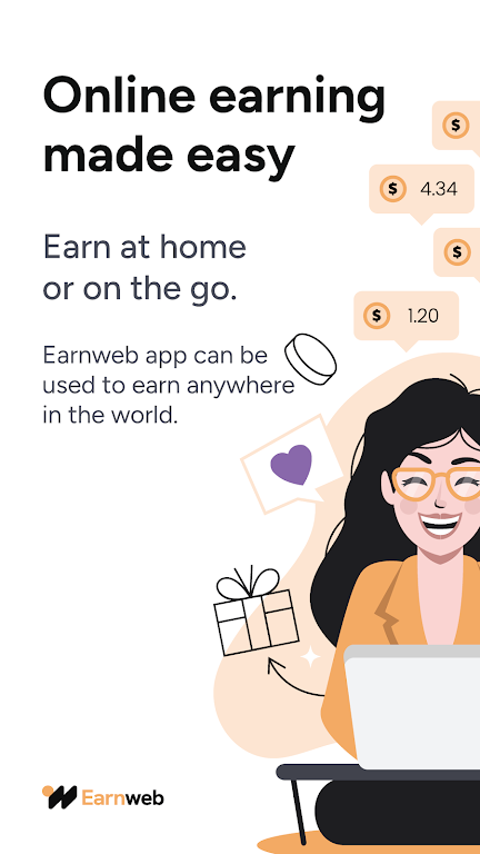 Earnweb: Earning app & website Captura de tela 0