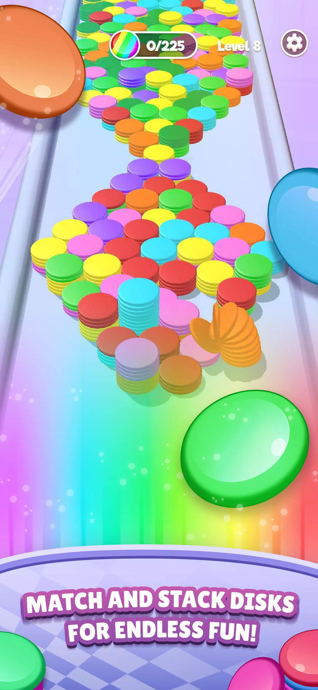 Stack Blast - Disk Shooter স্ক্রিনশট 0