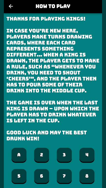 Kings - Drinking Game Captura de pantalla 3