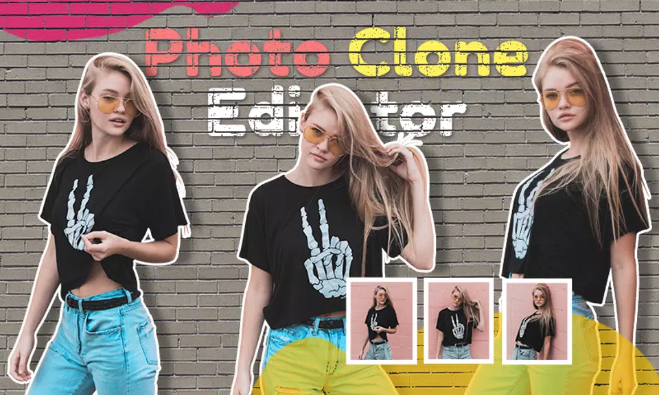 Photo Clone App twins Editor Ảnh chụp màn hình 0