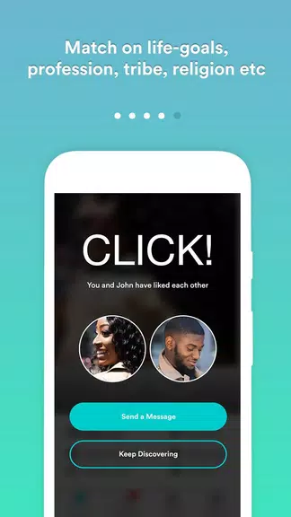 Africlick - African Black Dating & Networking App Screenshot 2