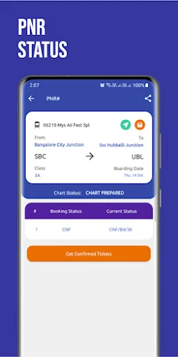 Mobile IRCTC Ticket Booking 螢幕截圖 1