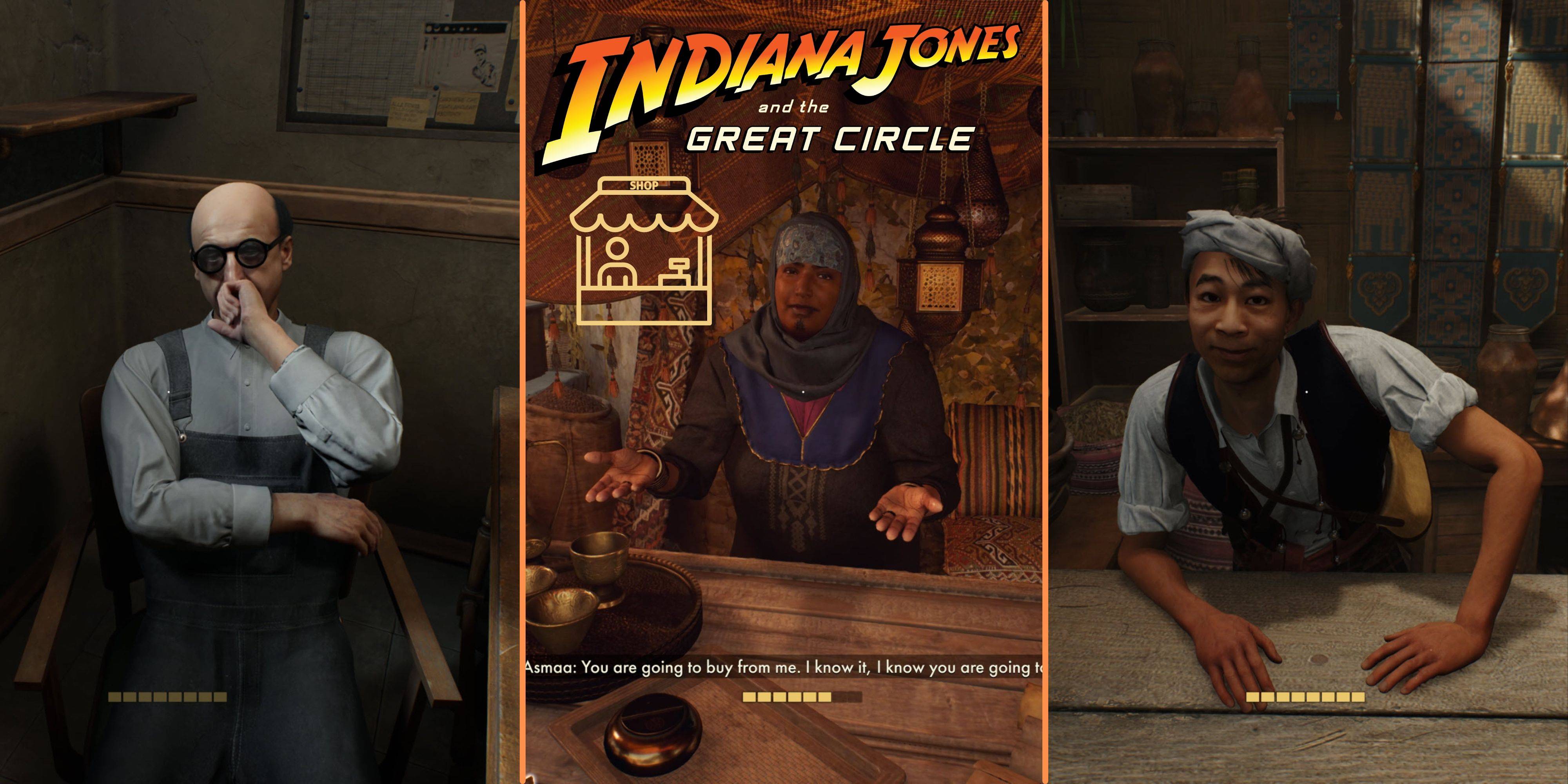 Indiana Jones ve The Great Circle'daki Tüm Satıcı Lokasyonları