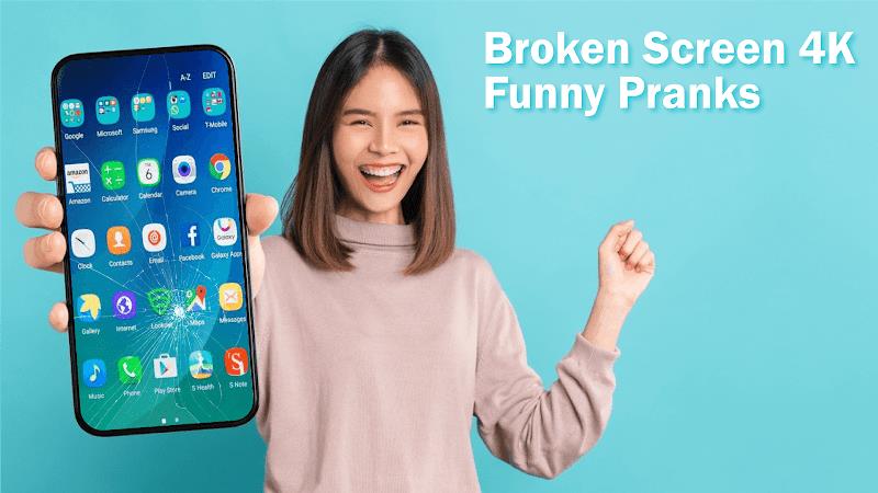 Broken Screen 4K Pranks Funny Captura de tela 3