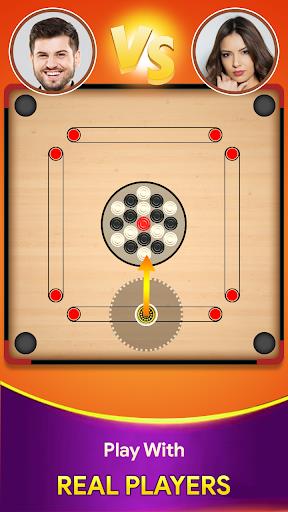 Carrom board game - Carrom Pro Tangkapan skrin 0