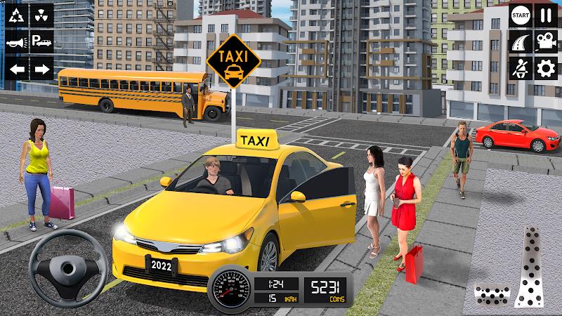 Taxi Simulator 3d Taxi Sim Schermafbeelding 3