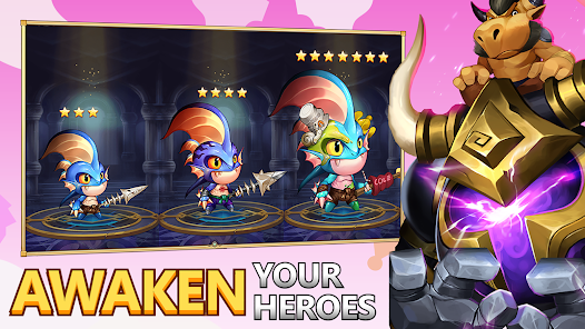 Heroes Legend: Idle Battle War Mod Tangkapan skrin 1