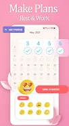 Period Tracker - Cycle Tracker स्क्रीनशॉट 1