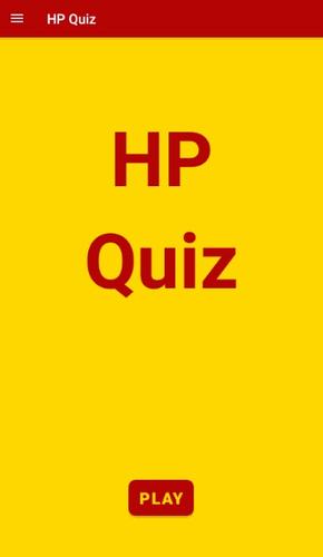 HP Quiz Captura de pantalla 0