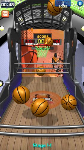 Flick Basketball Stages Ảnh chụp màn hình 0