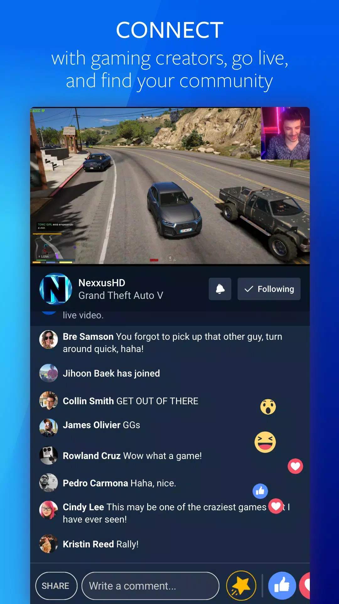 FaÇebook Gaming: Play, Watch, Zrzut ekranu 2
