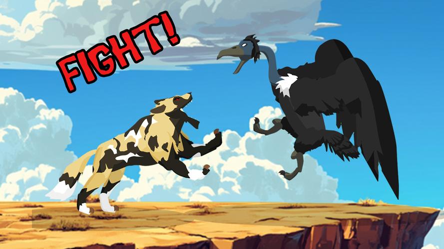 Lion Fights Savannah Animals 螢幕截圖 2