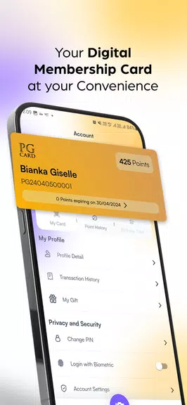 PGCard Captura de pantalla 1