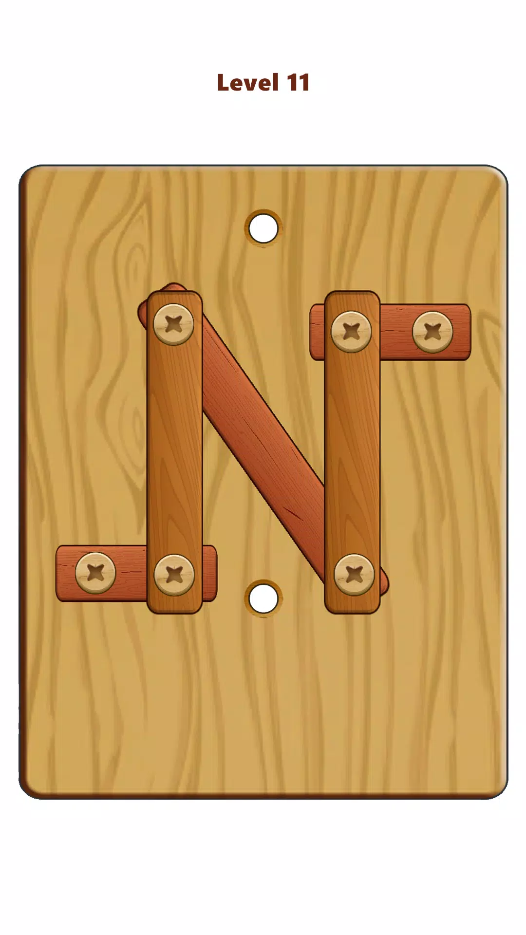 Wood Nuts & Bolts Puzzle 스크린샷 0