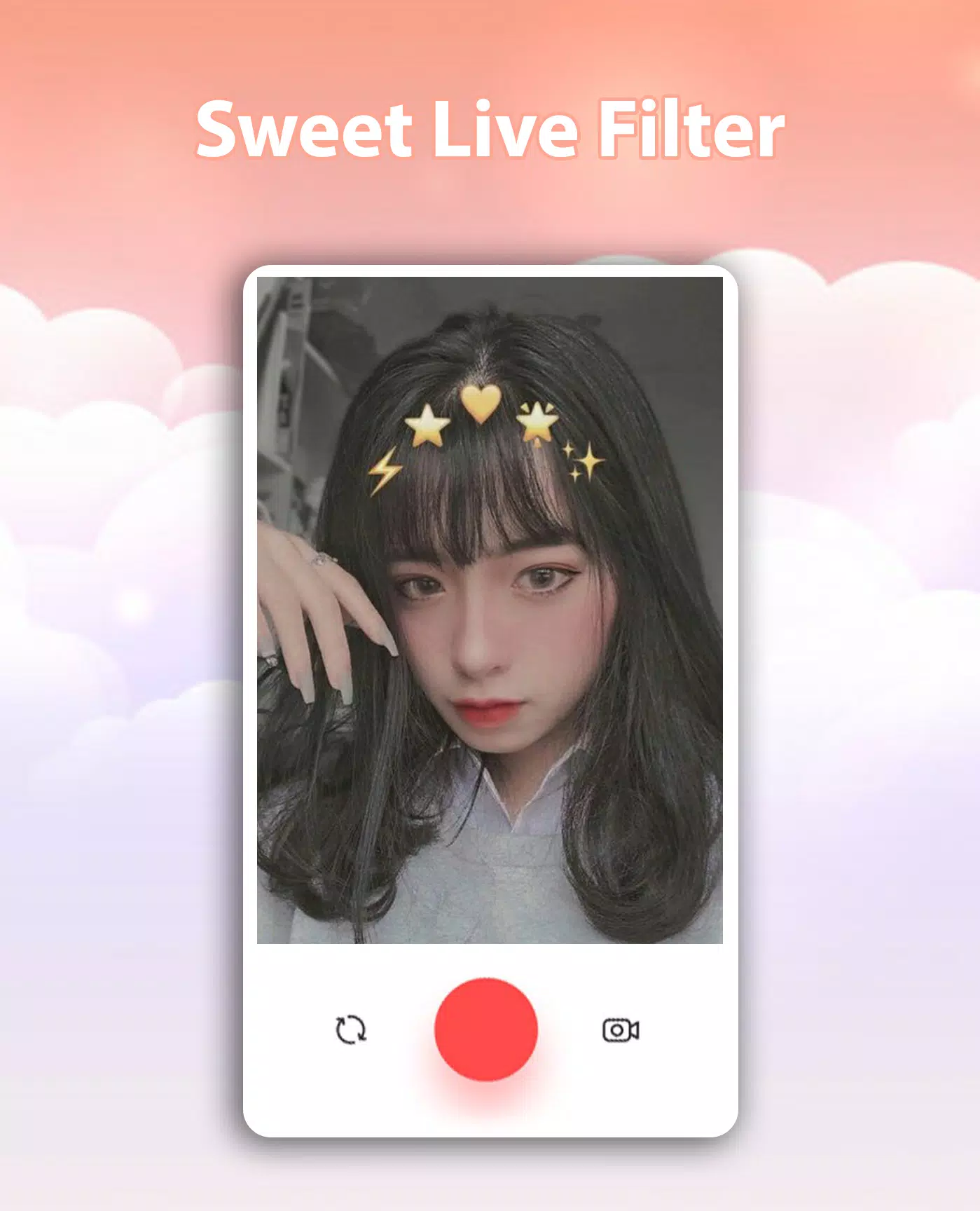 Sweet Live Filter Face Camera 스크린샷 2