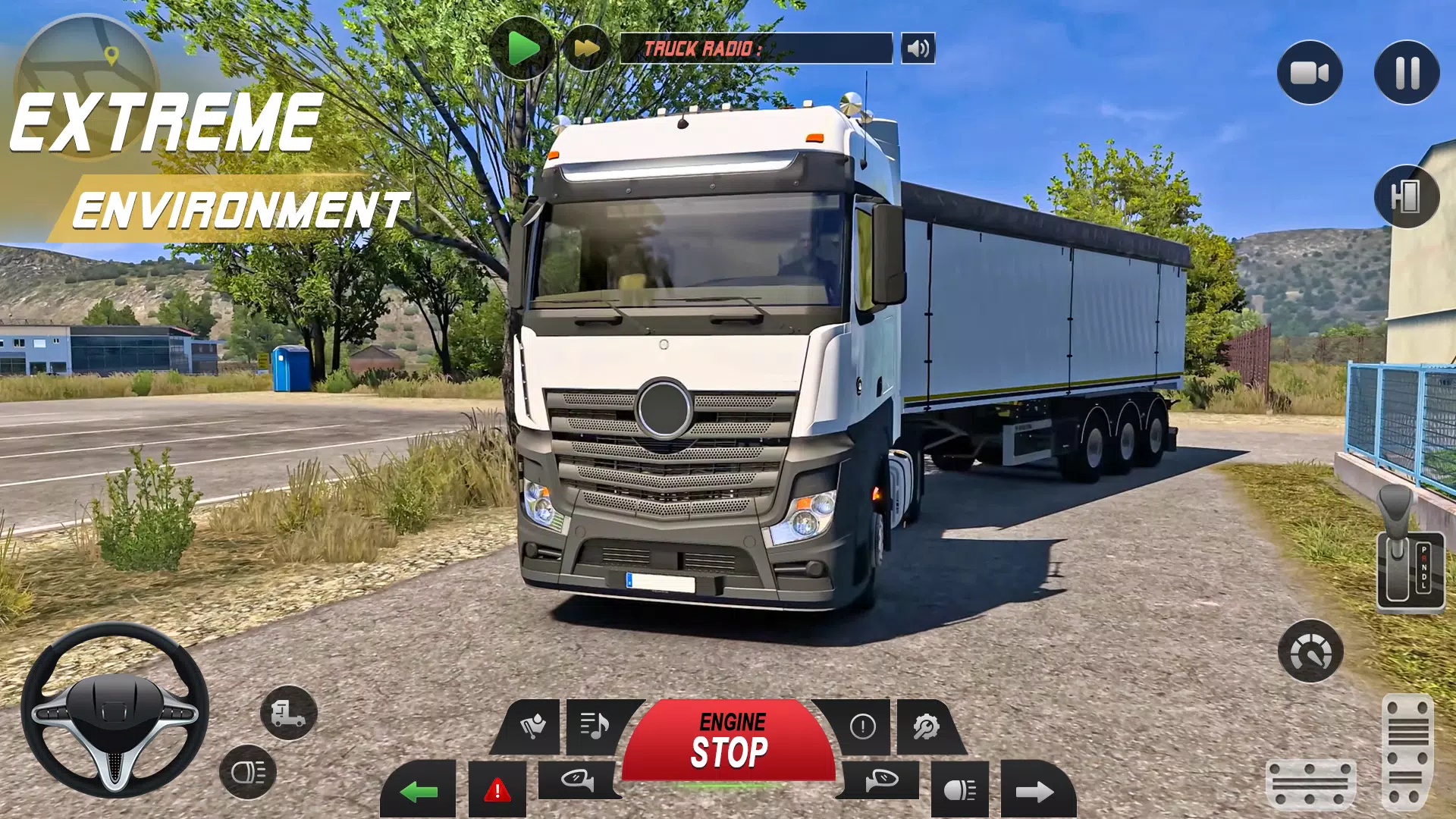 Euro Truck Driving Game 3d Captura de tela 2