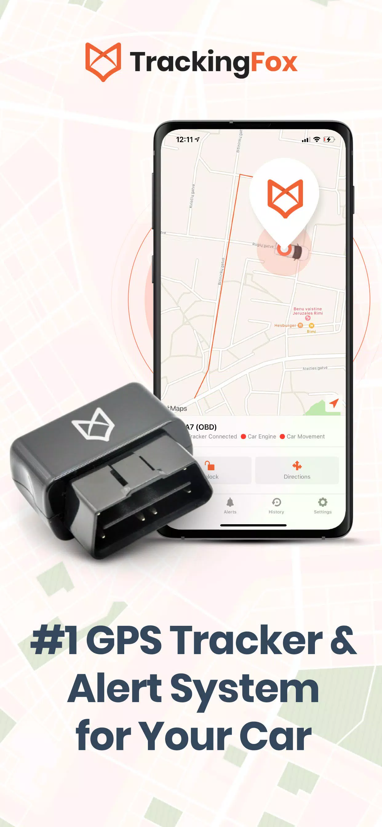 TrackingFox Car GPS Tracker স্ক্রিনশট 0