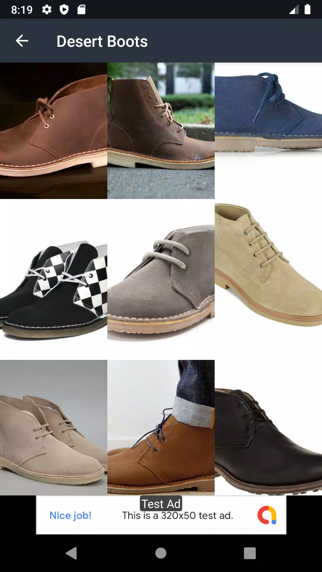 Desert Boots Ideas Captura de pantalla 1